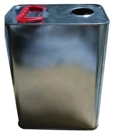 Rectangular Oil Tin Container, Color : Silver