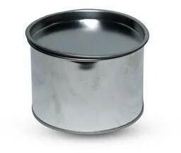 Plain Tin Container, Shape : Round