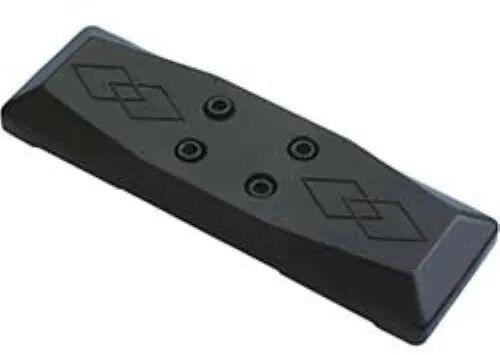 Black Trident Rubber Track Pads