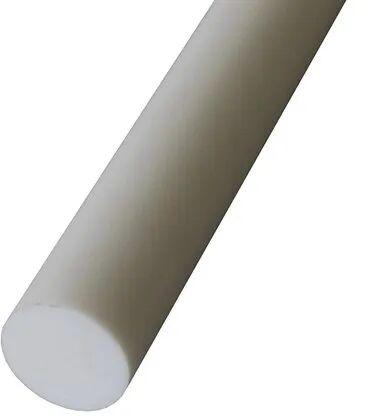 Round Teflon Rod, Color : White
