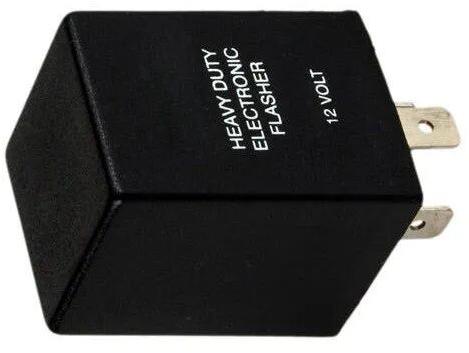 Silver Plastic Electronic Flasher