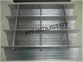 6063-T6 Swaged Aluminum Sunshade Louvers, Brand Name : HY