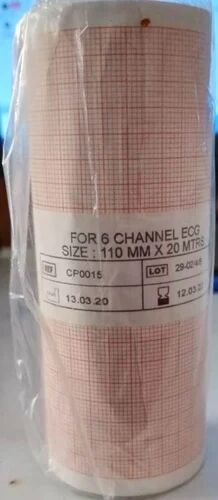 ECG Paper Roll, Width : 110MM X 20 MTRS
