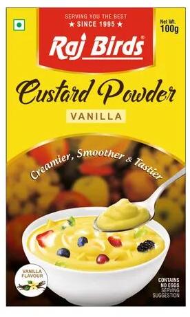 Custard Powder, Packaging Size : 100gm