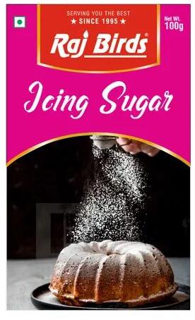 Icing Sugar, Packaging Size : 100gm