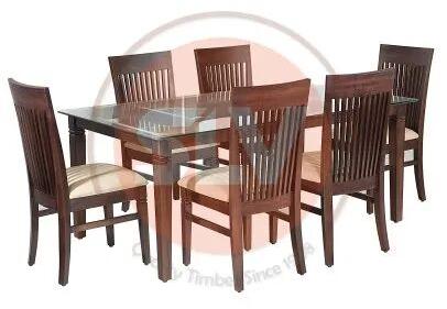 Rectangular Wooden Dining Set, For Home