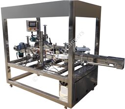 Double Head L Shape Label Pasting Machine