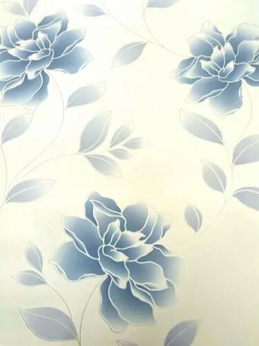 PVC Flower Wallpaper