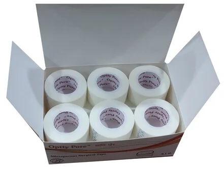 Optty Pore Microporous Surgical Tape, Packaging Type : Box