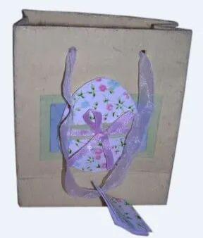 Plain Paper Gift Bag, Color : Multicolor