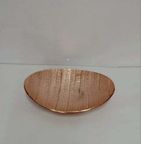 Brass Serving Platter, Shape : Oval