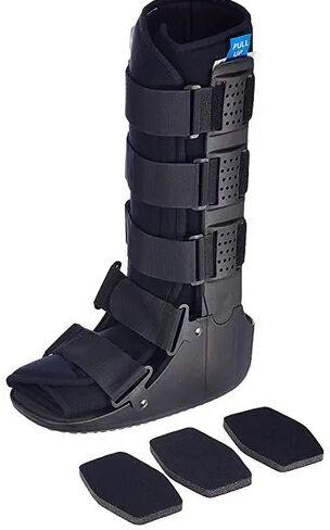 Black Plastic Cotton Walker Boot, Size : S-XXL