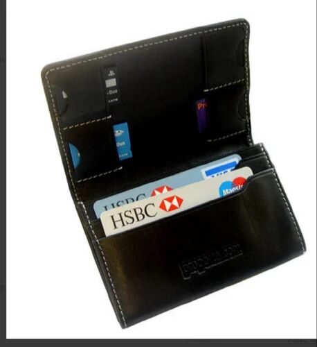 Business Card Holder, Color : Black