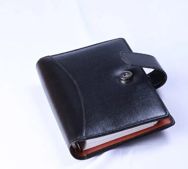 Black Leather Planner Diary, Feature : Smooth Finish, Weather Resistant.