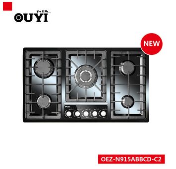 Stainless Steel Gas Cookers,china Leading 5 Burners Gas Cookers