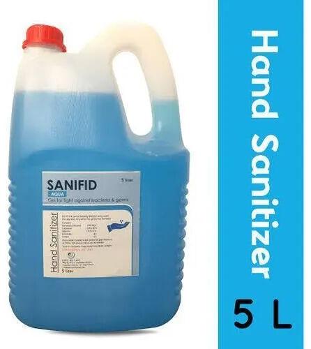 Hand Sanitizer, Packaging Size : 5 LITRE