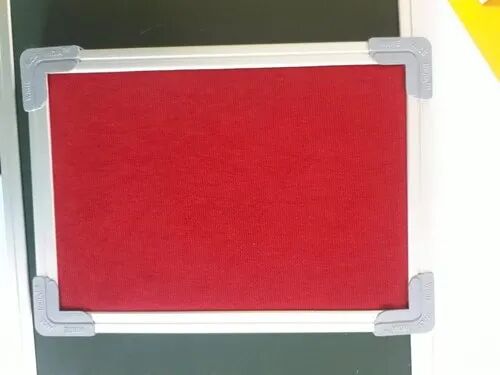 Durable Aluminium Magnetic Notice Board, Color : Blue, Green, Red