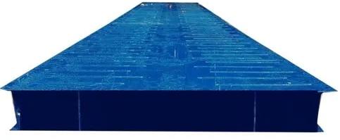 Blue Mild Steel Portable Weighbridge, Size : 10x4m