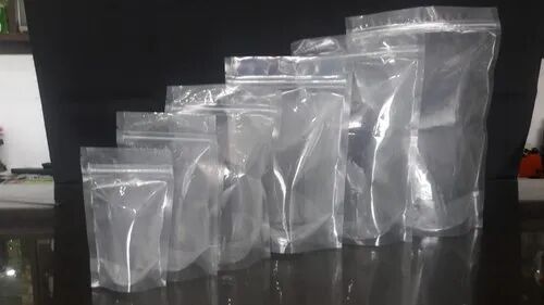 Full Transparent Stand Up Pouches, Packaging Type : Packet