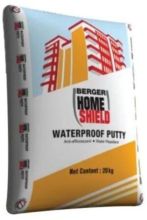 Berger Waterproof Wall Putty, Packaging Size : 20 Kg