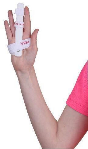 POLYPROPLENE VELCRO STRAPS Finger Extension Splint, Color : Off White