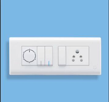 Plastic Modular Switches, Color : White