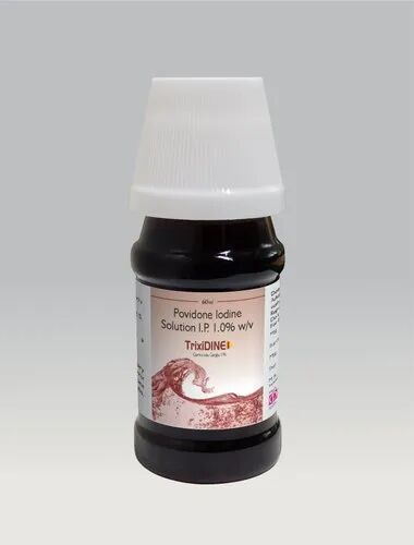 Povidone Iodine Germicide Gargle, Packaging Size : 60 Ml