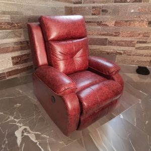 Polished Leather Motorized Recliner Chair, For Home, Hotels, Feature : Accurate Dimension, Comfortable