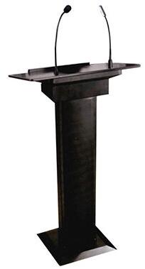 Mild Steel Electronic Podium, Color : Black