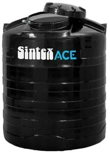 Round Sintex Triple Layered Water Tanks, Color : Black