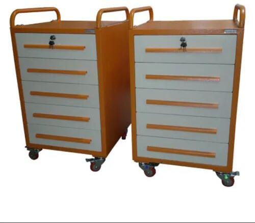 Rectangular Mild Steel Drawer Tool Trolley
