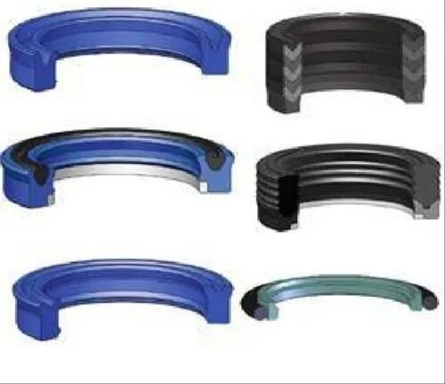 Semi Circular Hydraulic Rod Seals, Color : Black