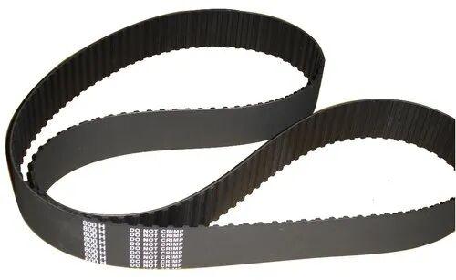 Rubber Timing Belts, Color : Black