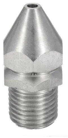 Stainless Steel Sewer Jetting Nozzle, Color : White