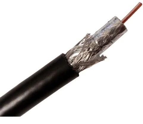Coaxial Cable, Color : Black Silver