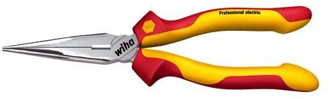 Stainless Steel Needle Nose Pliers, Color : Red