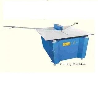 Stainless Steel ANGLE CUTTING MACHINE, Color : Blue