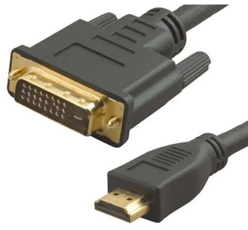 PVC DVI Cable, Color : Black