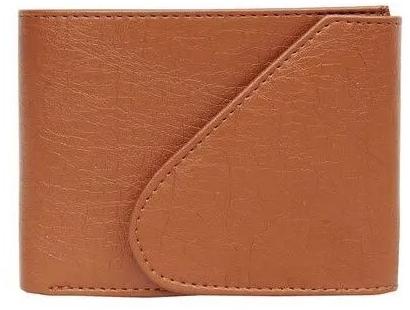 Mens Leather Wallet, Color : Tan