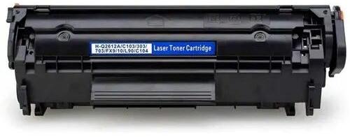 HP Laser Printer Toner Cartridge, Color : Black