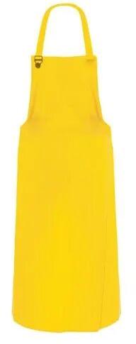 Plain PVC Apron, Color : Yellow