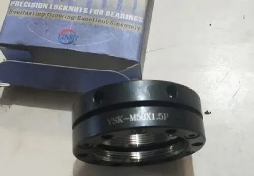 Round Threaded KM Lock Nut, Packaging Type : Box
