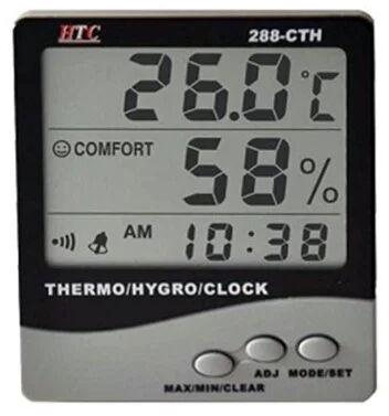 Plastic Thermo Hygrometer, For Industrial