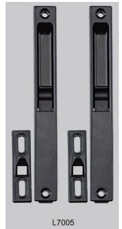 Black Aluminium Starlock Conceal Lock, For Aluminum Window, Size : 160 X 46 Mm