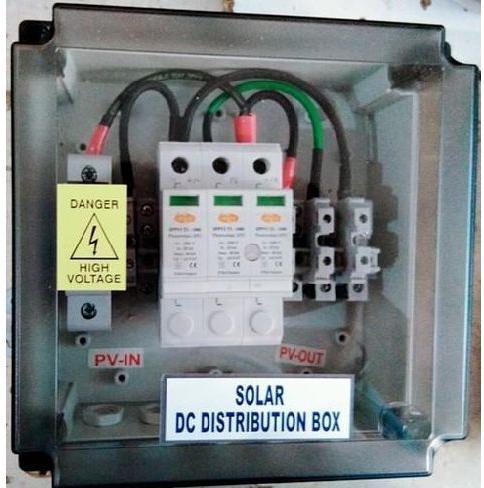 Polycarbonate Array Junction Box, For Solar Panel Control System