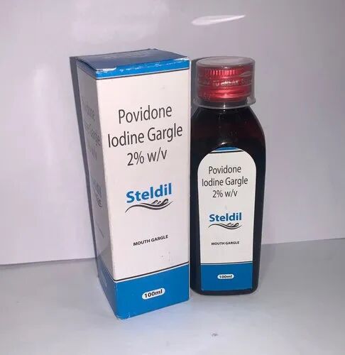 Povidone Iodine Mouth Gargle, Packaging Size : 100 Ml