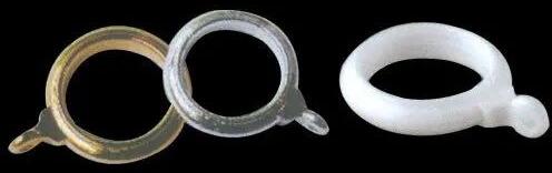 Plastic Curtain Rings, Shape : Round