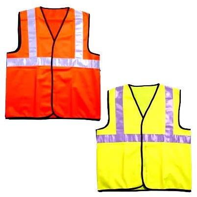Polyester Plain Reflective Jacket, Size : Free Size