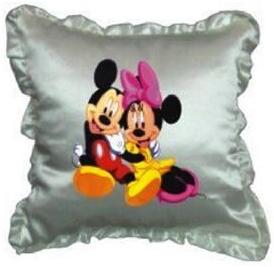 Printed Satin Cushion, Shape : Square