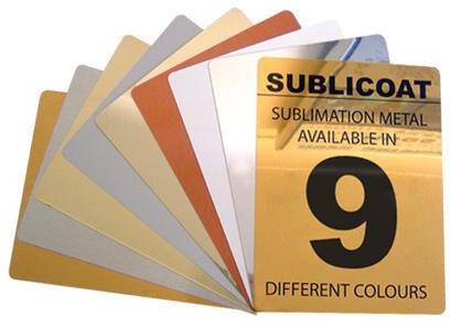 Sublimation Aluminum Sheets, For Labels, Nameplates, Information Board, Photos